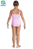 BODY LYCRA SPALLINE TINTA UNITA ROSA BAMBINA
